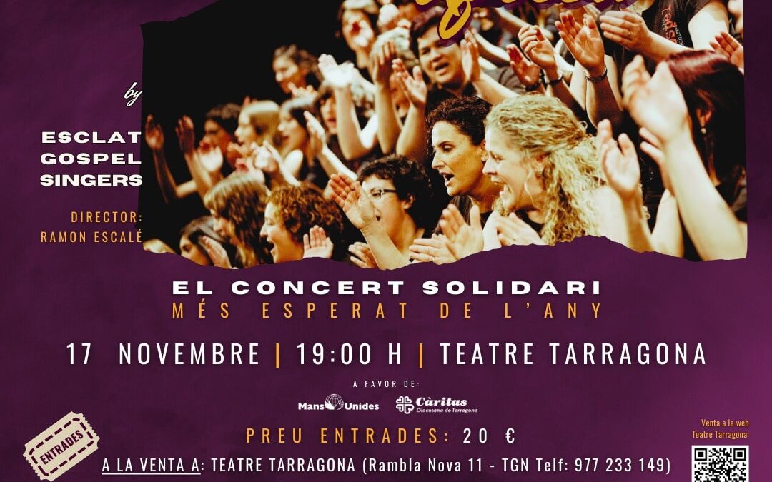 CÀRITAS I MANS UNIDES ORGANITZEN UN CONCERT SOLIDARI