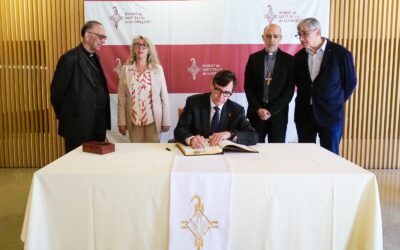 Visita institucional del president de la Generalitat de Catalunya a Càritas Catalunya