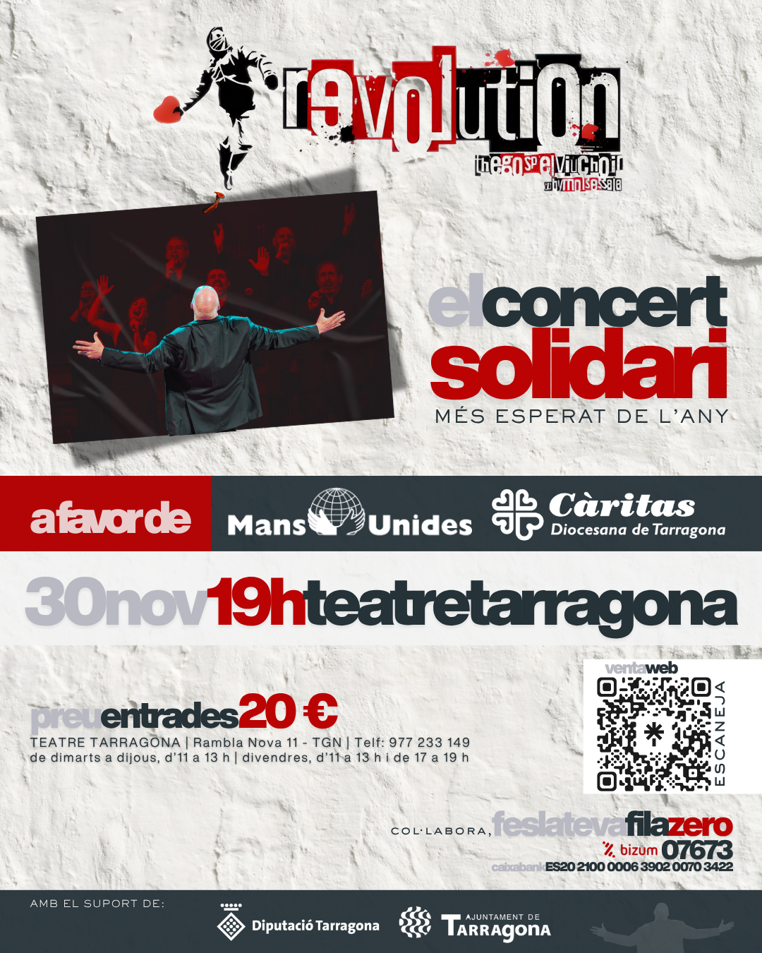 Càritas i Mans Unides organitzen un any més el concert solidari de gospel